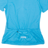 Cycling Womens Jersey Blue 1/4 Zip L