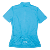Cycling Womens Jersey Blue 1/4 Zip L