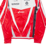 Full Zip Cycling Mens Jersey Red XS
