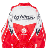 Full Zip Cycling Mens Jersey Red XS
