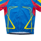 CRANE Full Zip Cycling Mens Jersey Blue L