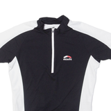 Cycling Mens Jersey Black 1/4 Zip S