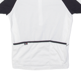 Cycling Mens Jersey Black 1/4 Zip S