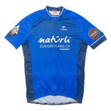 CUORE Full Zip Cycling Mens Jersey Blue L