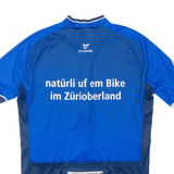 CUORE Full Zip Cycling Mens Jersey Blue L
