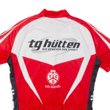 Full Zip Cycling Mens Jersey Red XS