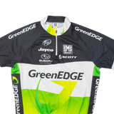 GREENEDGE Cycling Mens Jersey Green 1/4 Zip L