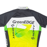 GREENEDGE Cycling Mens Jersey Green 1/4 Zip L