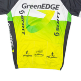 GREENEDGE Cycling Mens Jersey Green 1/4 Zip L