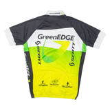 GREENEDGE Cycling Mens Jersey Green 1/4 Zip L