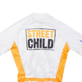 Street Child Cycling Mens Jersey White 1/4 Zip L