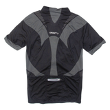 CRAFT Full Zip Cycling Mens Jersey Black S