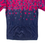 ROUDA Full Zip Cycling Mens Jersey Blue M