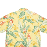 STRAIGHT DOWN Mens Hawaiian Shirt Yellow Crazy Pattern 2XL