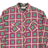 NORTHWEST TERRITORY Mens Lumberjack Shirt Maroon Check Long Sleeve 2XL