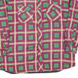 NORTHWEST TERRITORY Mens Lumberjack Shirt Maroon Check Long Sleeve 2XL