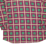 NORTHWEST TERRITORY Mens Lumberjack Shirt Maroon Check Long Sleeve 2XL