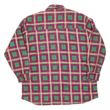 NORTHWEST TERRITORY Mens Lumberjack Shirt Maroon Check Long Sleeve 2XL