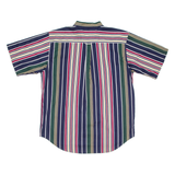 IVY CREW Mens Shirt Blue Striped XL