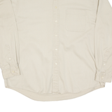 NAUTICA Mens Plain Shirt Beige Long Sleeve XL