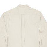 NAUTICA Mens Plain Shirt Beige Long Sleeve XL