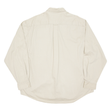 NAUTICA Mens Plain Shirt Beige Long Sleeve XL