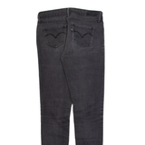 LEVI'S Demi Curve Womens Jeans Black Slim Skinny W26 L32