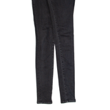 LEVI'S 711 Womens Jeans Black Slim Skinny W25 L32