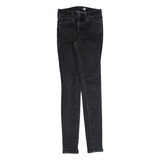 LEVI'S 711 Womens Jeans Black Slim Skinny W25 L32