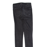 LEVI'S 711 Womens Jeans Black Slim Skinny W25 L32
