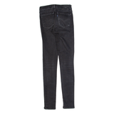 LEVI'S 711 Womens Jeans Black Slim Skinny W25 L32