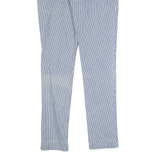 LEVI'S 524 Superlow Striped Womens Jeans Blue Slim Skinny W28 L30