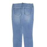 DIESEL Low Rise Distressed Womens Jeans Blue Slim Skinny Stone Wash W27 L34