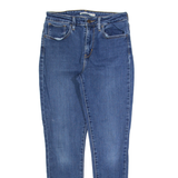 LEVI'S 721 High Rise Womens Jeans Blue Slim Skinny Stone Wash W27 L28