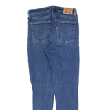 LEVI'S 721 High Rise Womens Jeans Blue Slim Skinny Stone Wash W27 L28