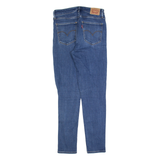 LEVI'S 721 High Rise Womens Jeans Blue Slim Skinny Stone Wash W27 L28