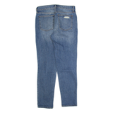 GAP Distressed Womens Jeans Blue Slim Tapered Stone Wash W28 L29