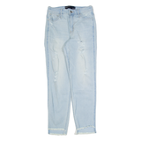 HOLLISTER Womens Jeans Blue Regular Boyfriend Stone Wash W27 L27