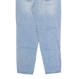 HOLLISTER Distressed Womens Jeans Blue Regular Tapered Stone Wash W26 L26