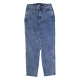 HOLLISTER High Rise Womens Jeans Blue Regular Mom Acid Wash W26 L27