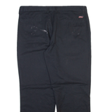 DICKIES Mens Trousers Black Regular Straight W38 L30
