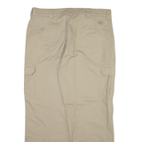 DICKIES Cargo Mens Trousers Beige Relaxed Straight W38 L32