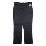 DICKIES 776f Womens Trousers Black Regular Straight W38 L32