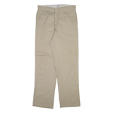 DICKIES 874 Workwear Mens Trousers Beige Regular Straight W34 L34