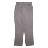 DICKIES Mens Trousers Grey Slim Straight W30 L30