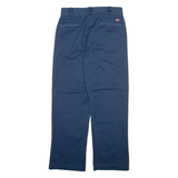 DICKIES Mens Trousers Blue Regular Straight W30 L30