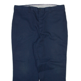 DICKIES Mens Trousers Blue Relaxed Straight W40 L27