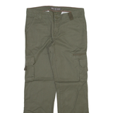 DICKIES Cargo Womens Trousers Grey Regular Straight W34 L31