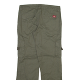 DICKIES Cargo Womens Trousers Grey Regular Straight W34 L31