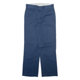 DICKIES Mens Trousers Blue Regular Straight W30 L30